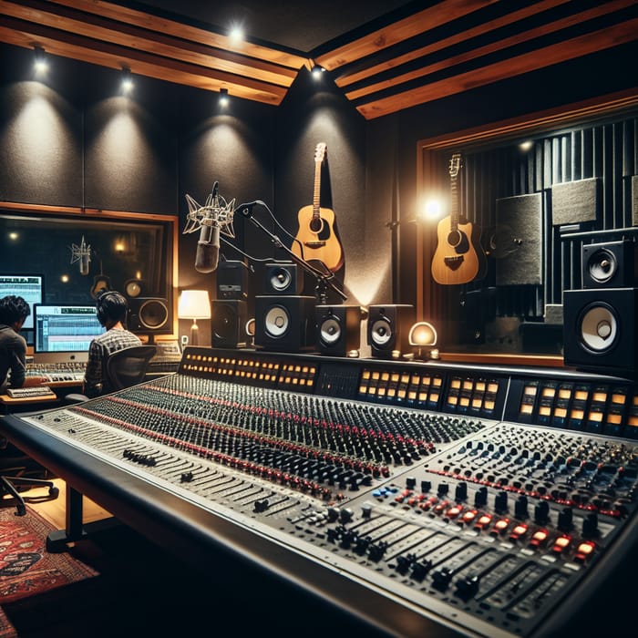 Professional Audio Recording Studio with Sound Mixing