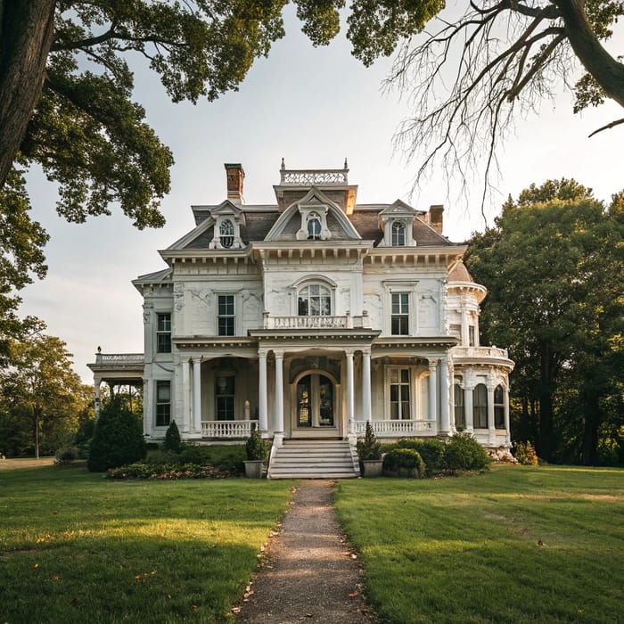 Magnificent Old Money White Mansion for Sale