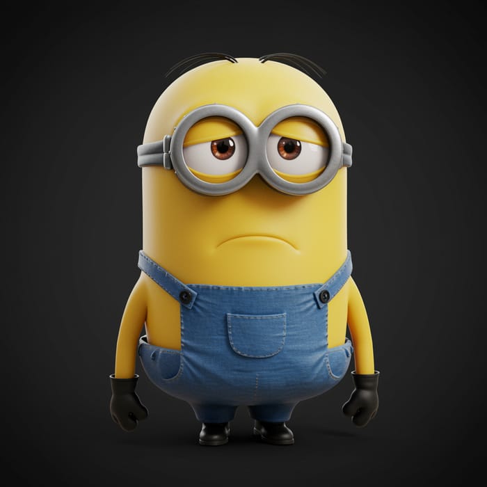 Sad Minion Without Background - Perfect for Your Projects