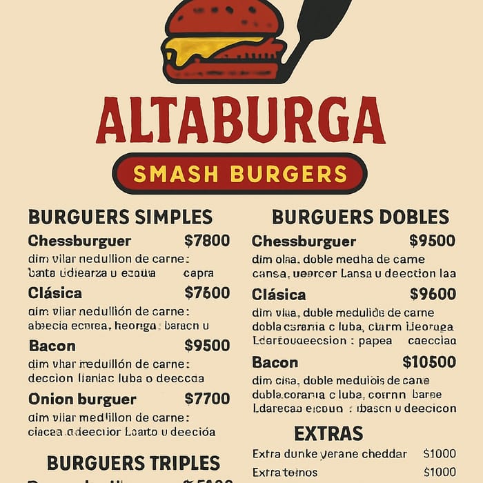 Delicious Burger Menu | Tasty and Fresh Options
