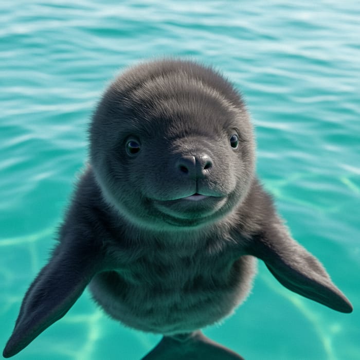 Adorable Furry Vaquita for Easter