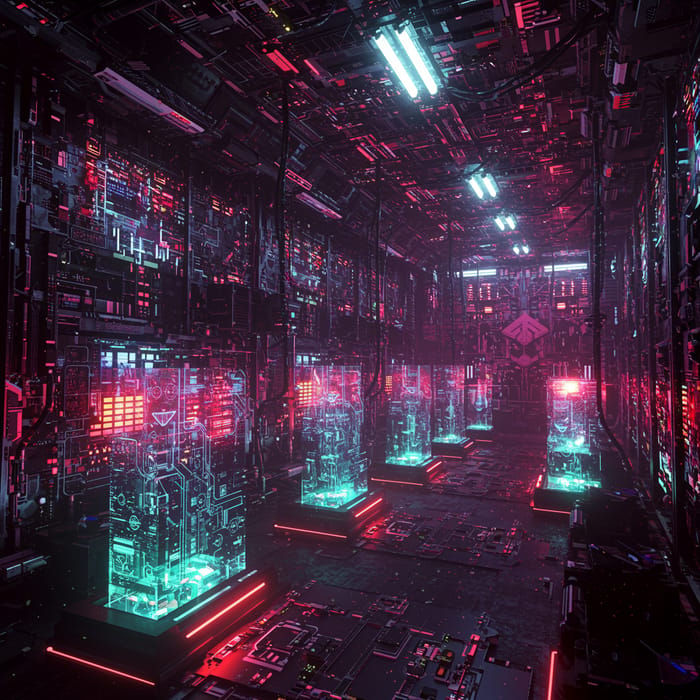 A Rave Archive: Futuristic Colors & Light Effects