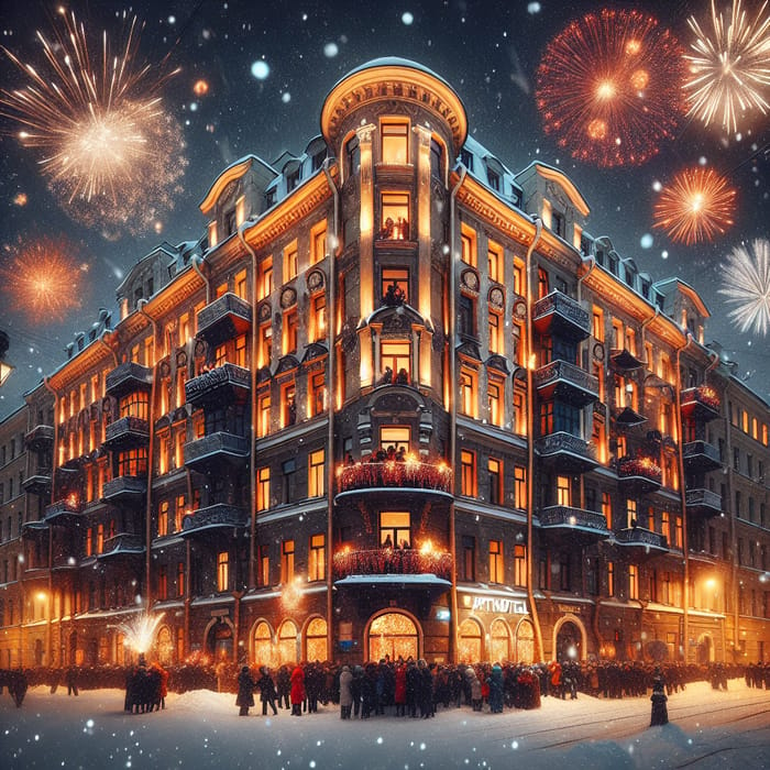 New Year's Eve at Apart-Hotel in Saint Petersburg