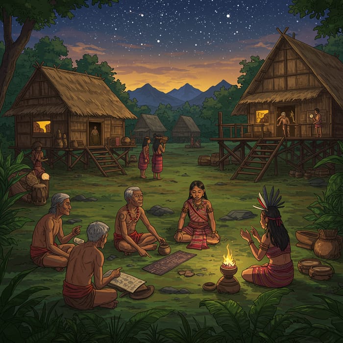 Community Organization in a Pre-Colonial Village Community Organization in a Pre-Colonial Village