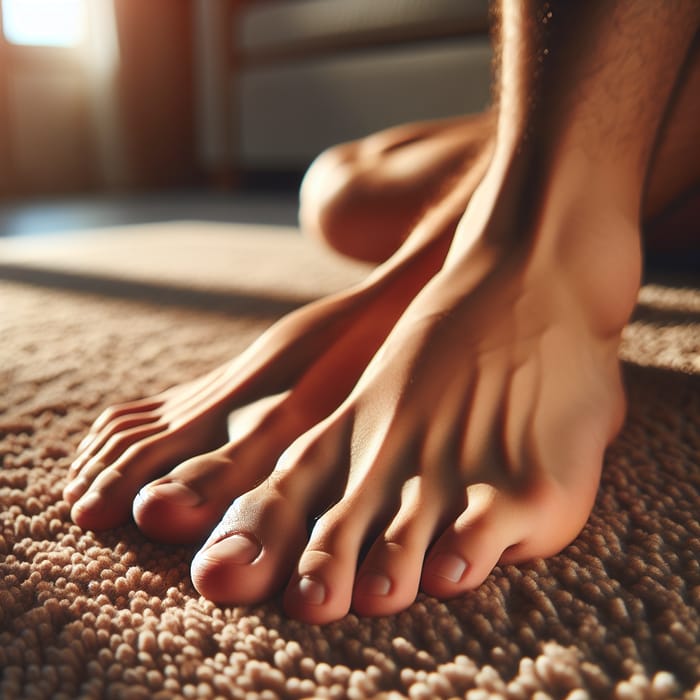 Bare Soles: Comfort on Plush Carpets