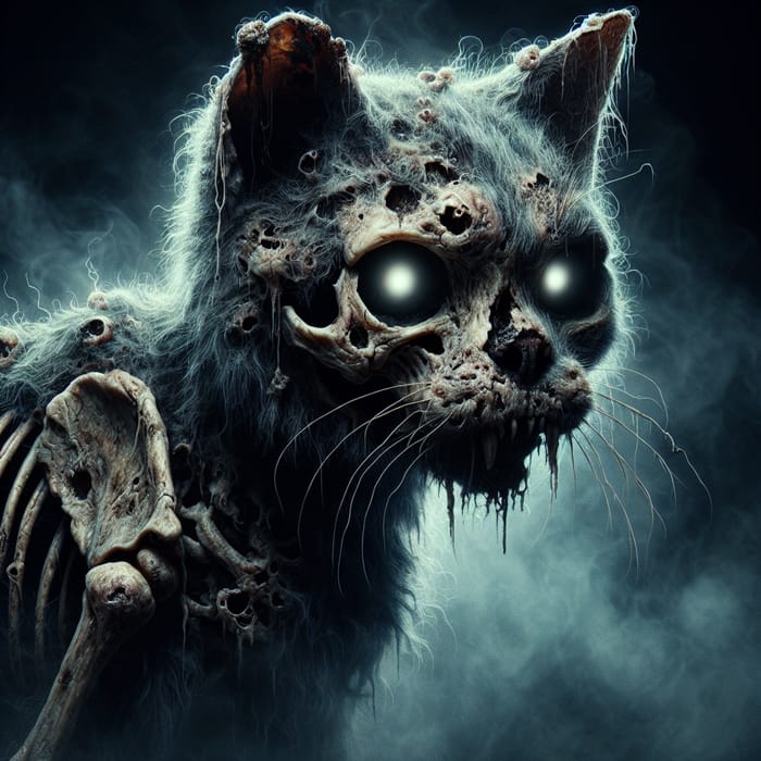 Zombie Cat Death Horror