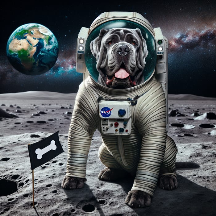 Neapolitan Mastiff Conquers Space