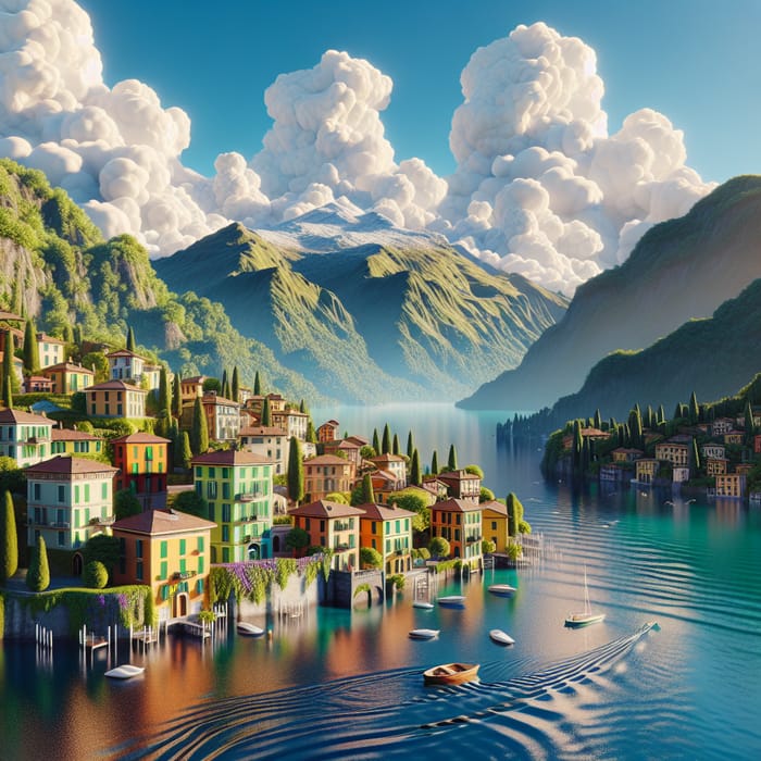 Explore Lake Como: A 3D Visual Escape