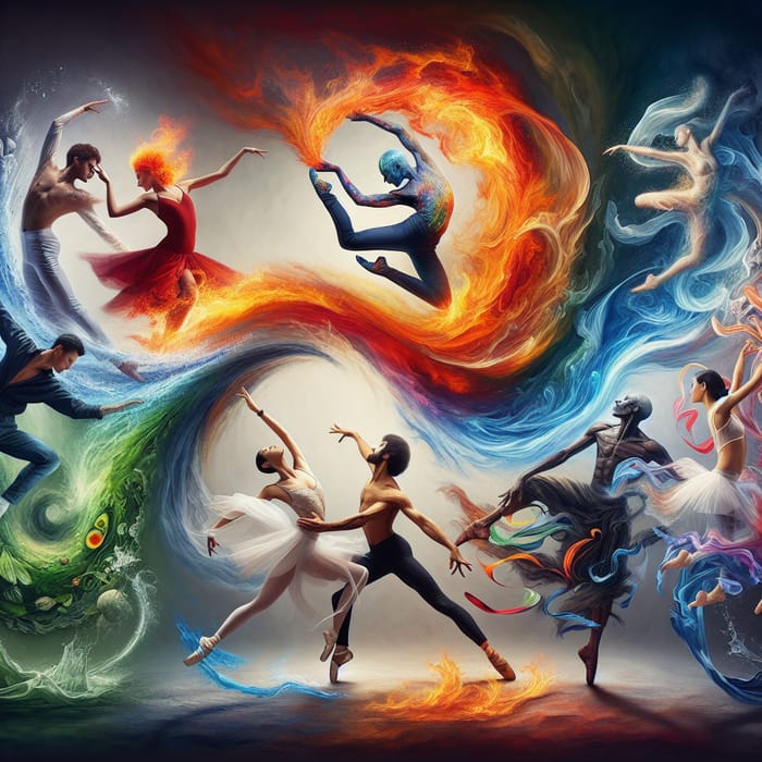 Five Elements Dance: A Harmonious Performance