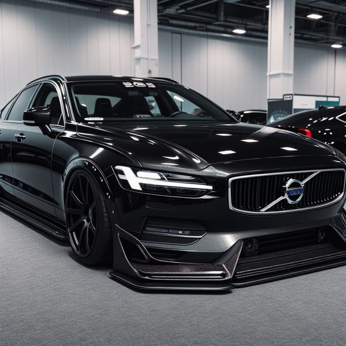 2017 Black Volvo S90 - Lowered with Aero Kit Modifications