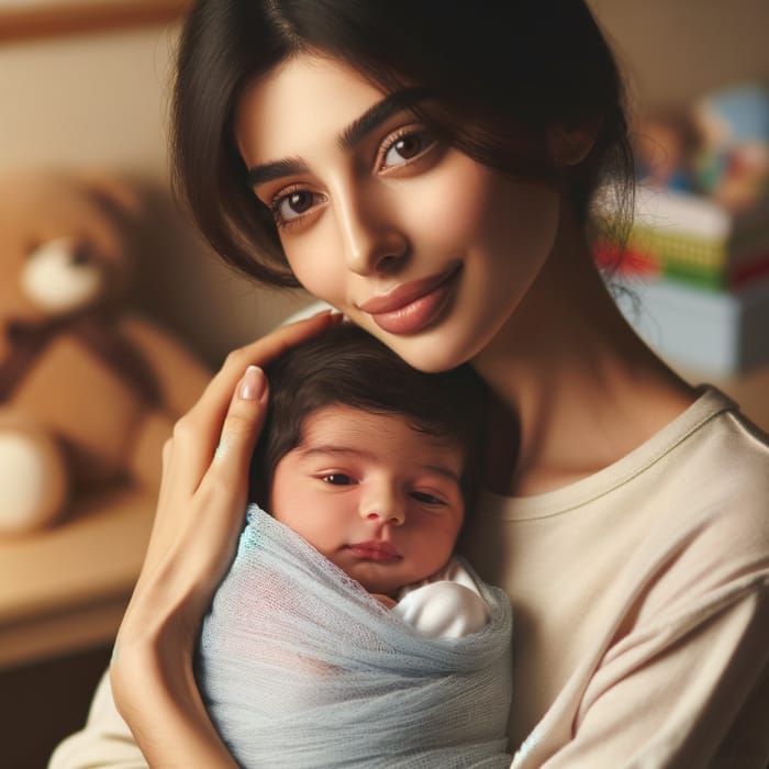 Mother and Baby | Beautiful Moment in a Serene Setting