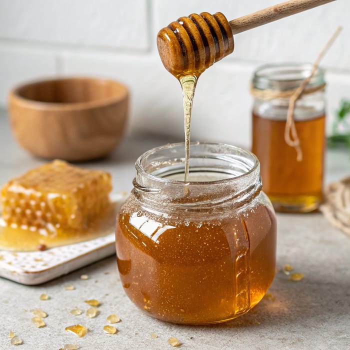 Dripping Artisanal Honey Jar – Pure Sweetness