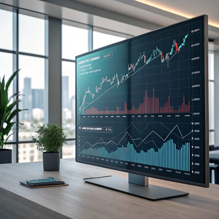 Financial Graph and Stock Market Trends Analysis