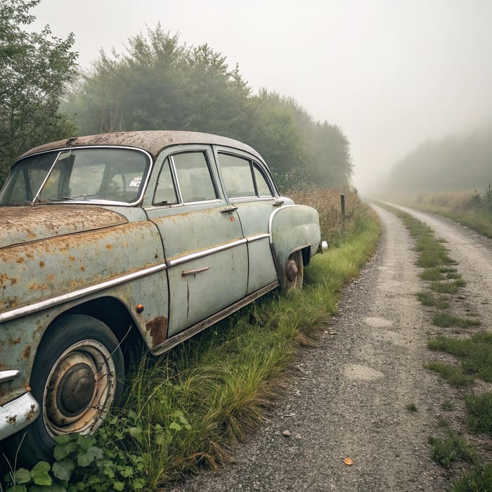 Vintage Old Car: Classic Beauty and Charm