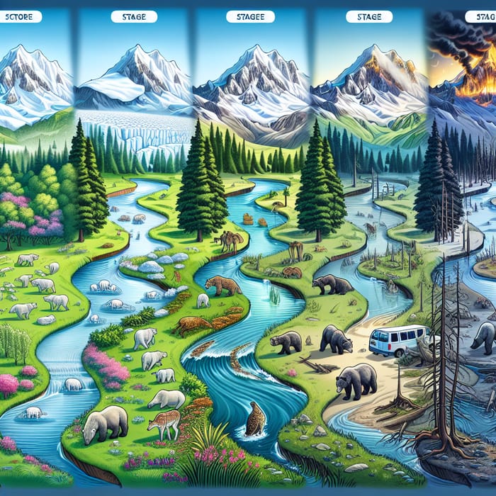 Climate Change Process: Visual Transformation