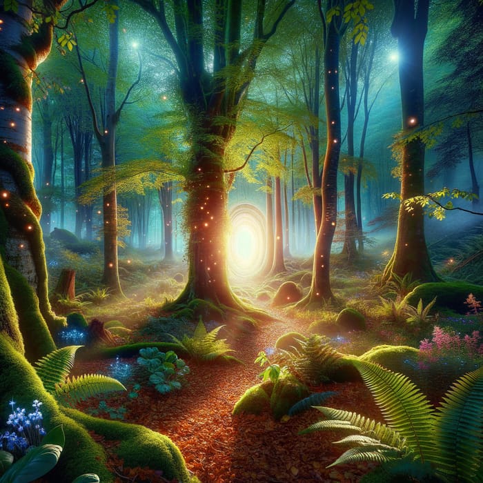 Captivating Forest Scene | Mystic Enchantment