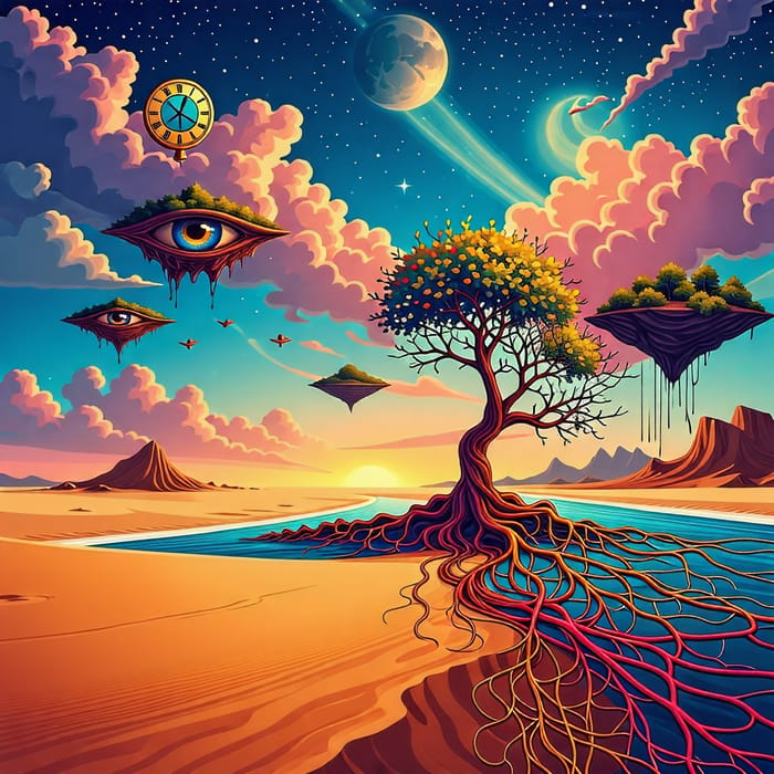 Surreal Landscape: Nature Meets Imagination