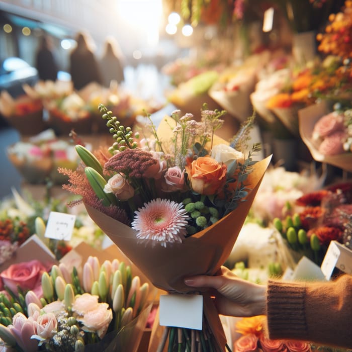 Selling Bouquet of Flowers - Kabito