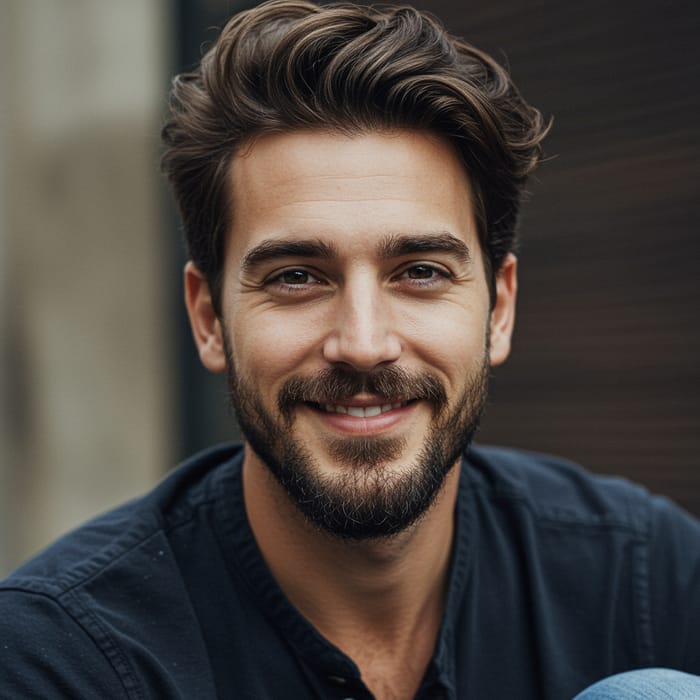 30-Year-Old Man with 3-Day Beard