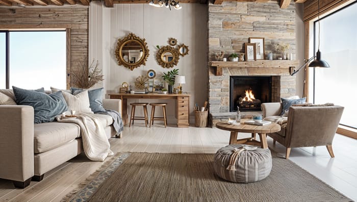 Cozy Farmhouse Living Room Design Ideas