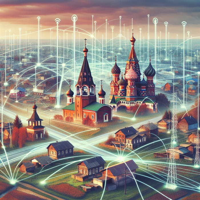 Establishing Internet Connectivity in Russia