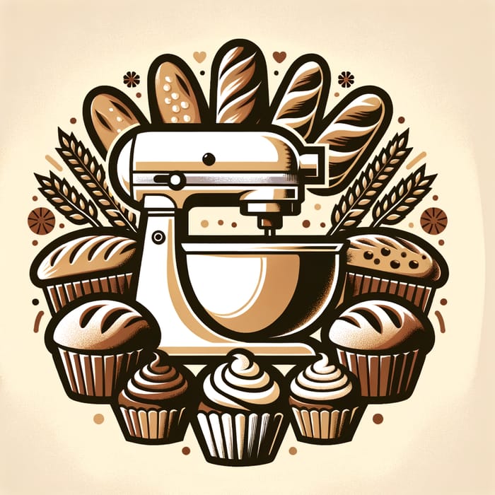 Logo Design for a Bread Mixer & Baked Goods