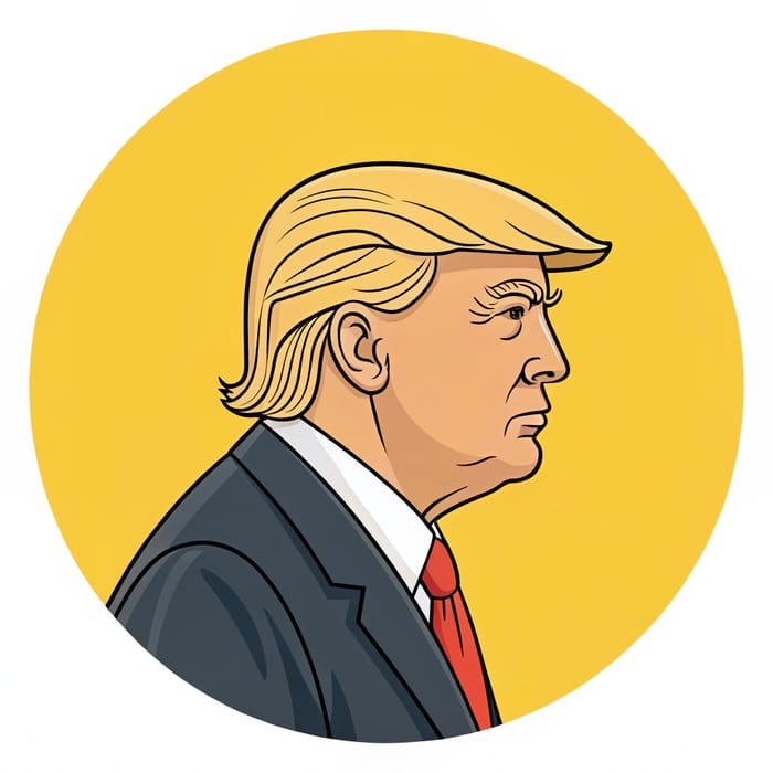 Donald Trump 2D Avatar Art