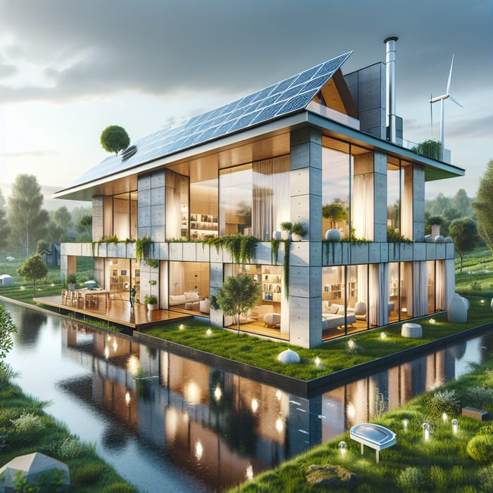 Energy Efficient Modern Eco-Friendly House Design