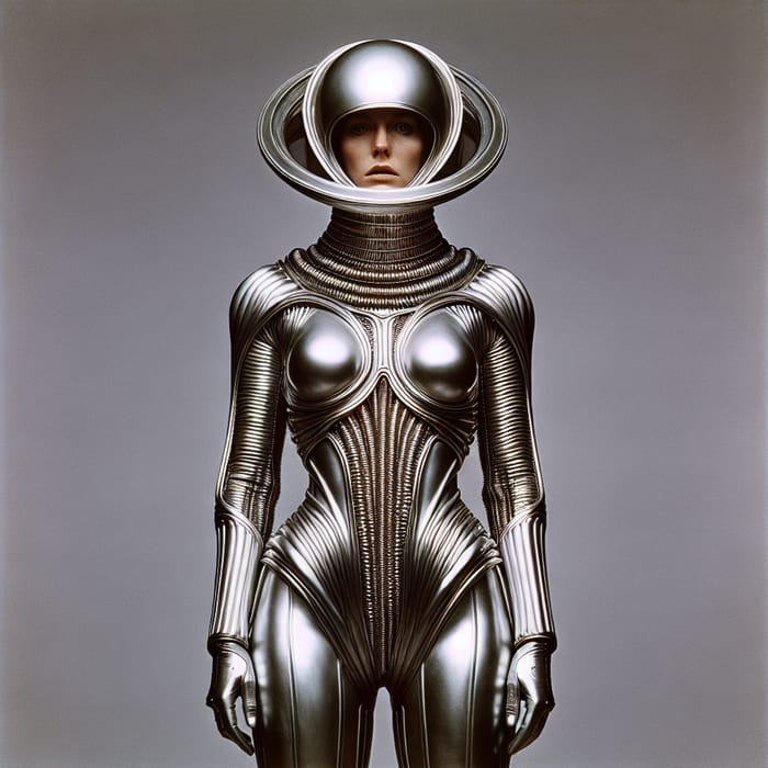 Kate McCrae in Silver Suit - The Black Hole