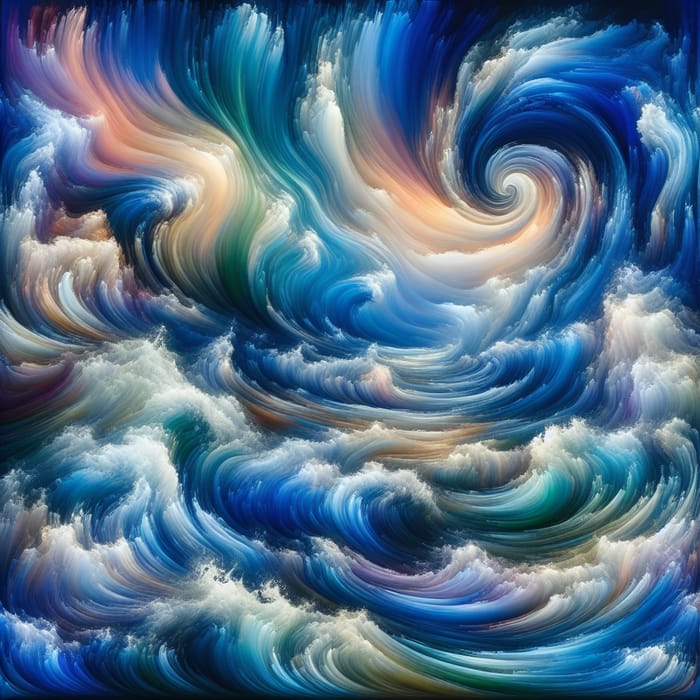 Abstract Ocean Waves Art | Endless Ebb and Flow