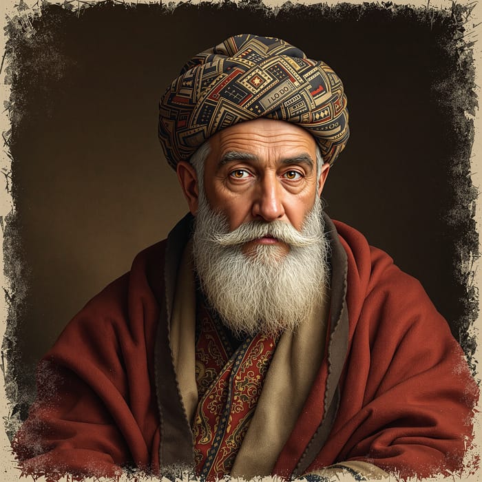Portrait of Mir Alisher Navoi - Great Uzbek Poet