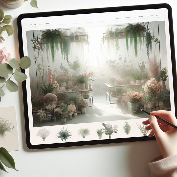 Botanical E-Commerce Shop: Dreamy Plant & Flower Emporium