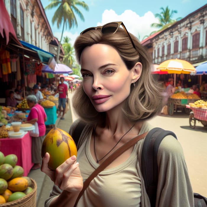 Rachel McAdams Lookalike Explores Vibrant Philippine Market