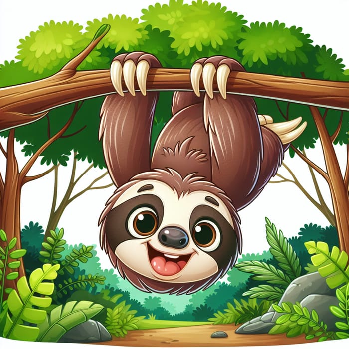 Sammy the Sloth | Curious Adventure in Tropical Forest