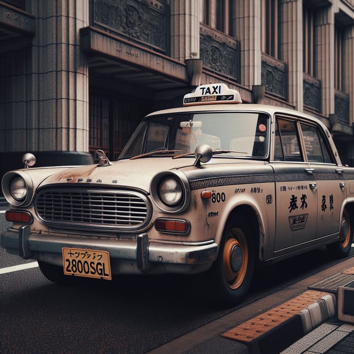 Vintage 70s Japan 2800SGL Taxi in Classic Charm