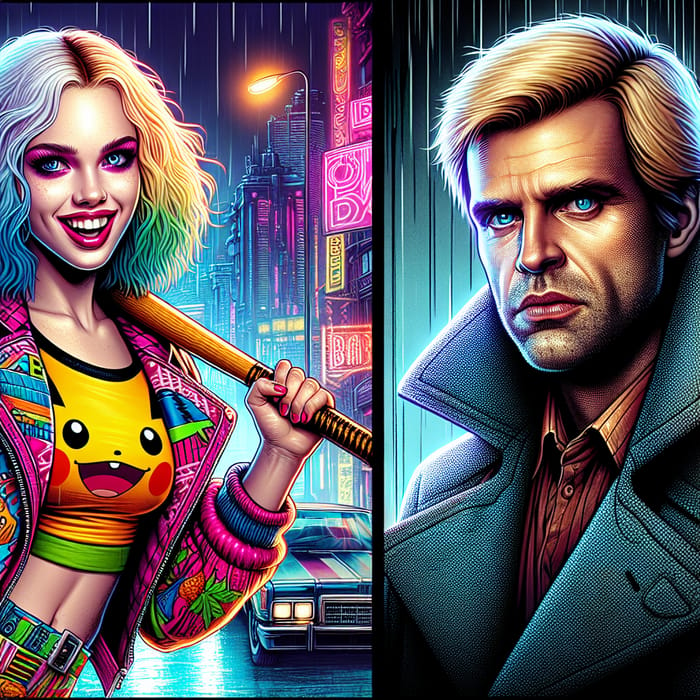 Margot Robbie and Ryan Gosling in Blade Runner 2049 | Sci-Fi Characters