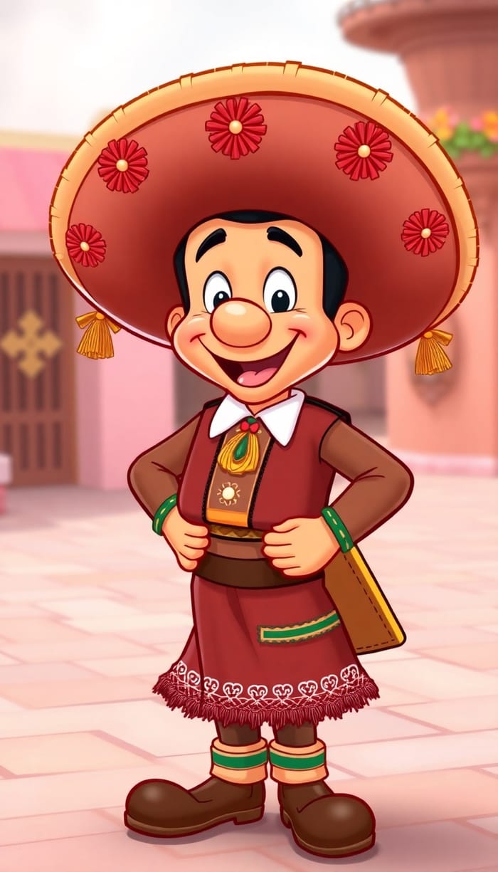 Hidalgo in Disney Style - Vibrant Mexican Attire