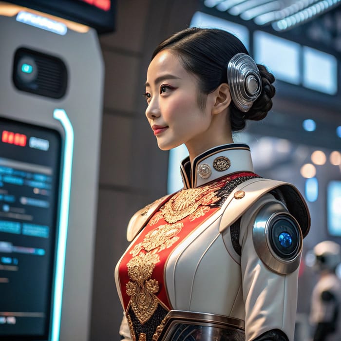 Explore the Charm of the Chinese Robot Girl