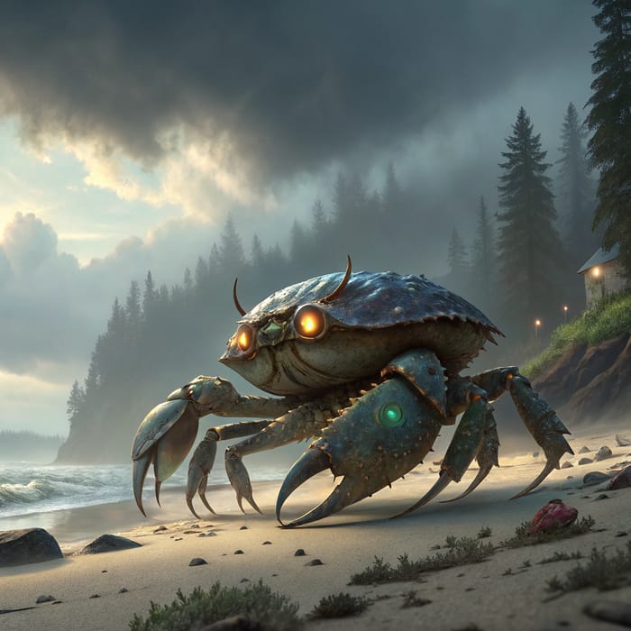 Mystical Crab: A Unique Sea Creature