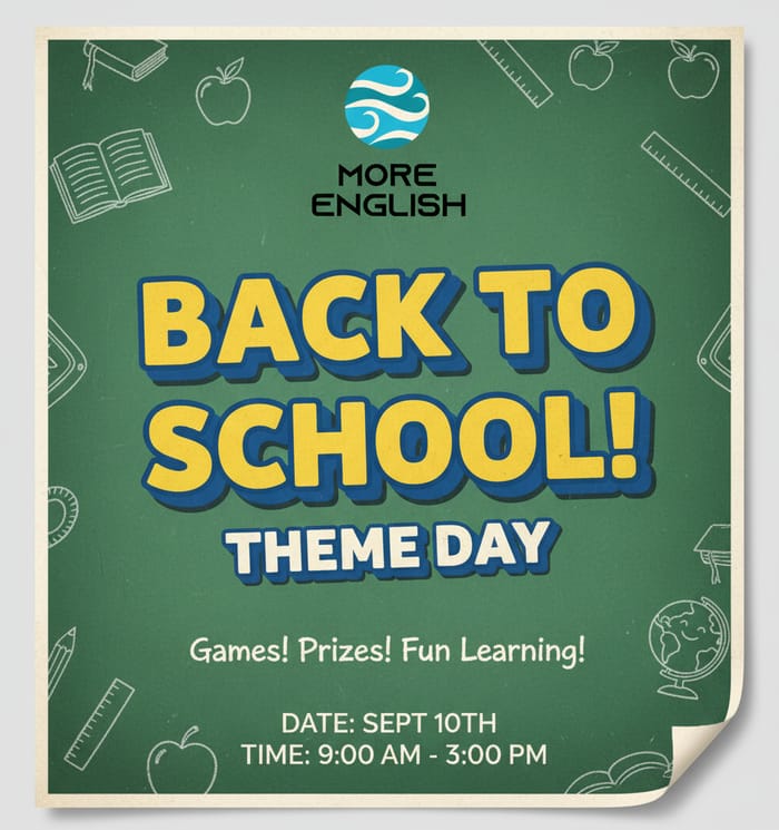 Back to School Theme Day Poster Back to School Theme Day Poster