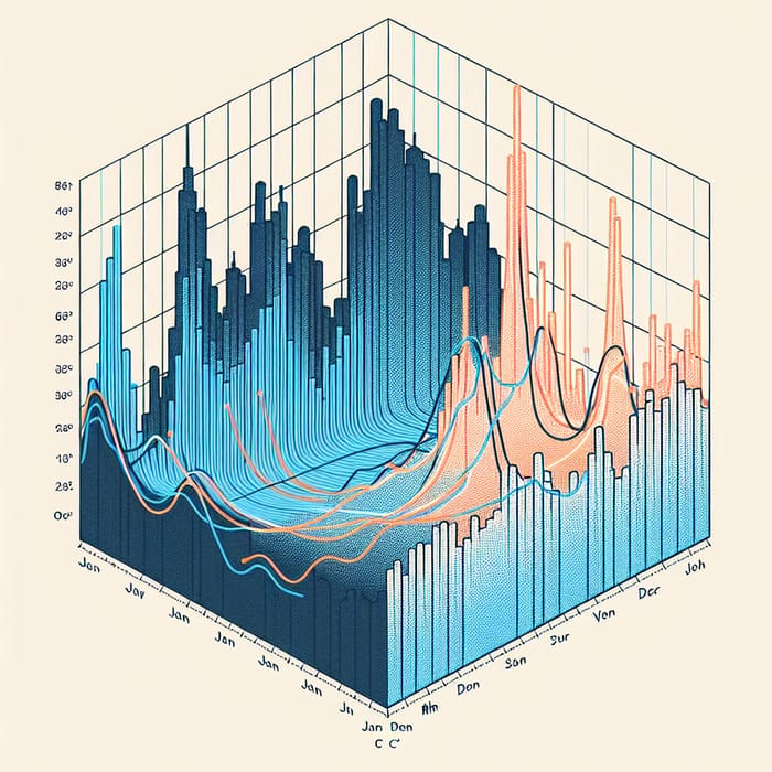 Intricate Temperature vs Tourist Graph for Coastal City