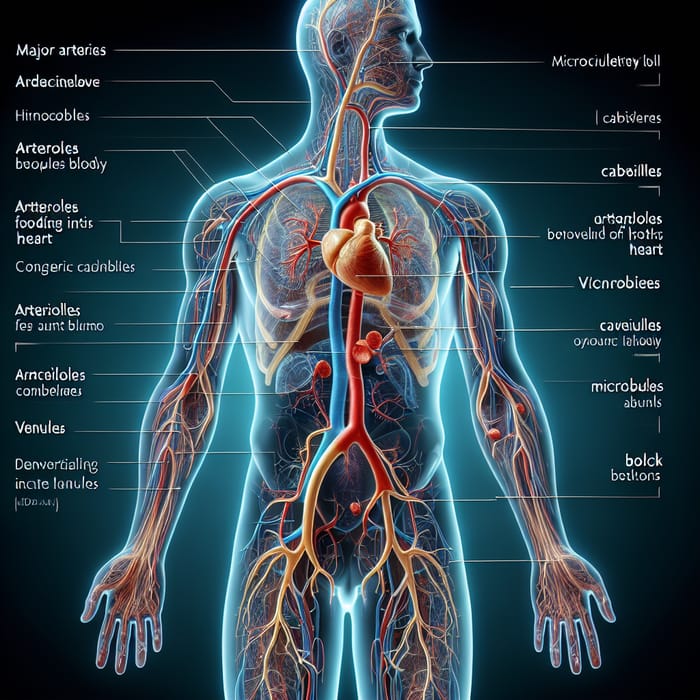 Anatomical Image of Human Arterial Circulation: Macro & Micro Details