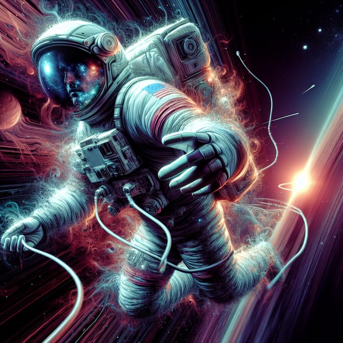 Overload Astronaut in 8g Cosmic Forces