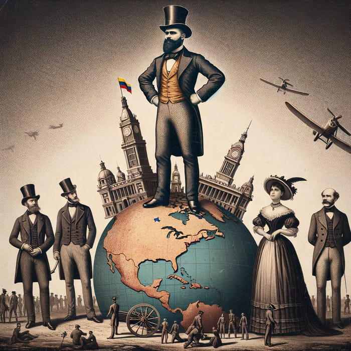 Venezuela: Dominance in Oil Production - 1860 Historical Depiction