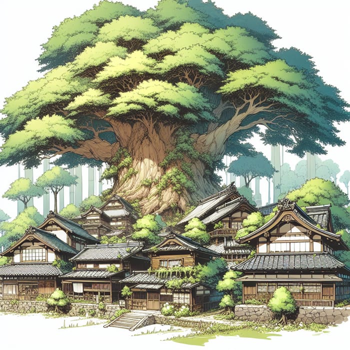 Enchanting Leaf Village Inspired by Naruto