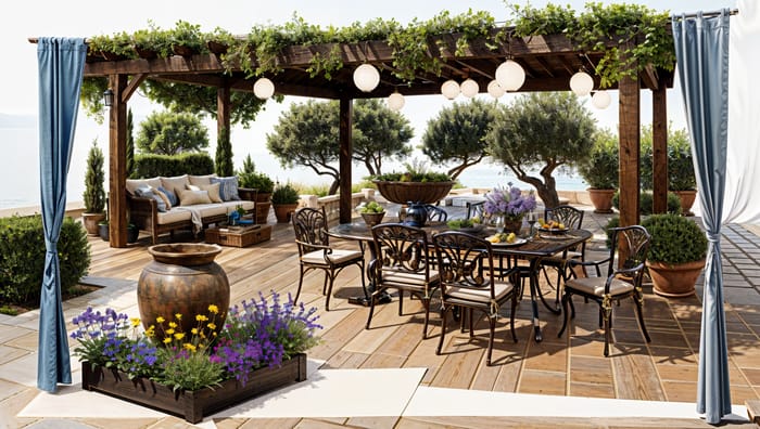 Stunning Mediterranean Outdoor Patio Ideas