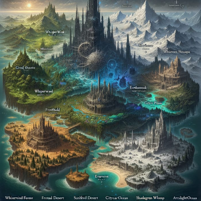 Explore the Magical Regions of Eldoria