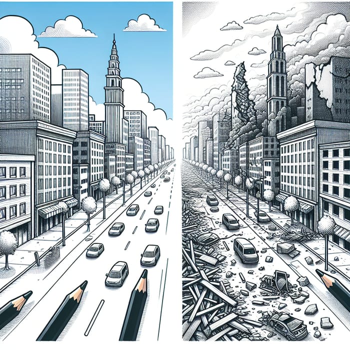 Before vs After Earthquakes: Easy Draw Comparisons