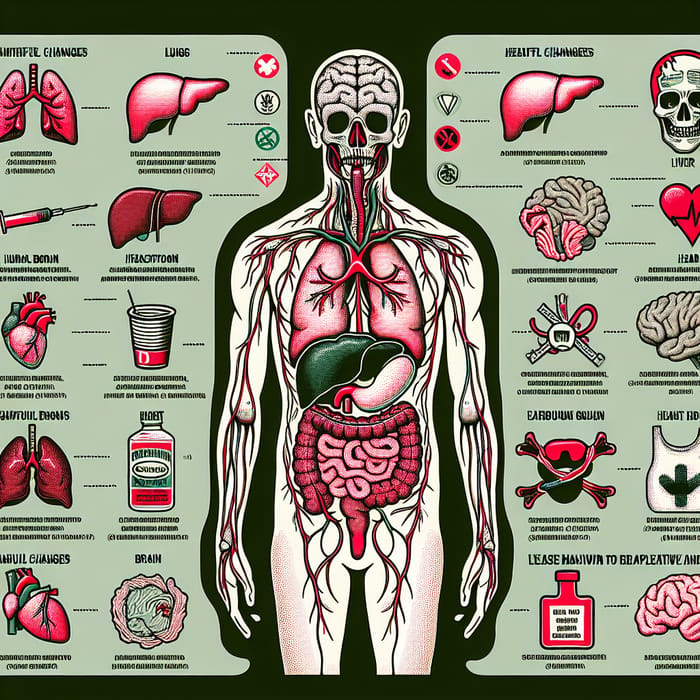 Harmful Effects of Addictive Substances on Human Organs