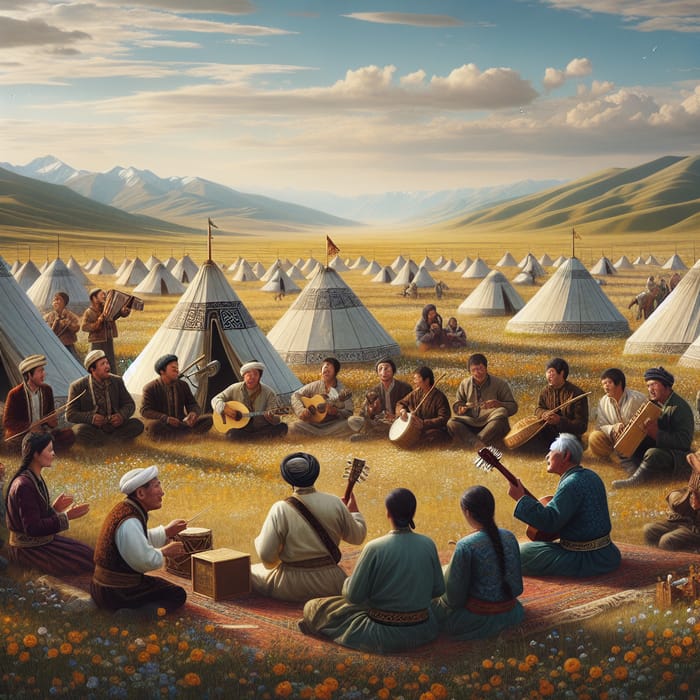 Kazakh Aitys Festival in the Aytys Valley